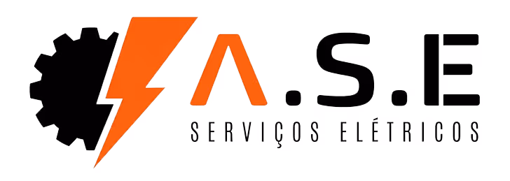 logo ase servicos eletricos eletricista em vila velha atendimento 24 horas